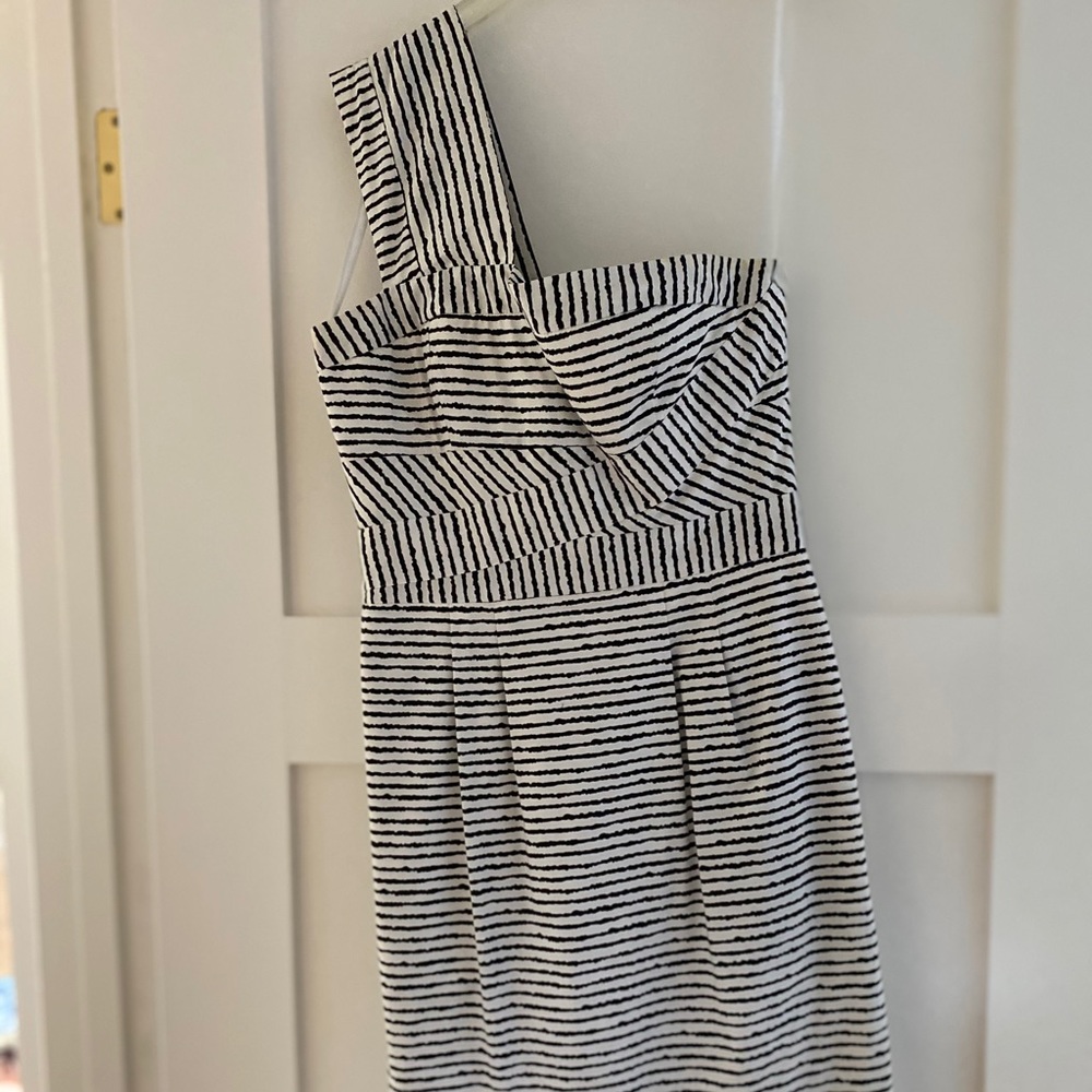 Bcbg one shoulder dress